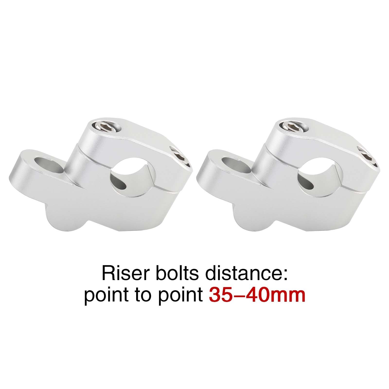 Risers De Guidon Universels pour Moto, 22mm, 25mm, 28mm, Extension Arrière Déplacée pour Suzuki Dirtbikes ATV