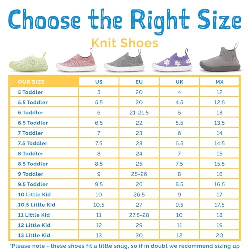 Image of JAN & JUL Slip-on Knit Shoes, Machine Washable and Lightweight Sneakers for Toddler Boys and Girls
