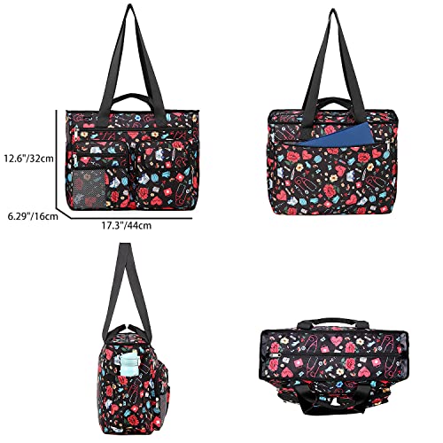 Gatycallaty Nurse Tote Bag for Women First Aid Organizer with Multi-Pockets, Healthcare Work Travel Essentials Nursing Gifts4