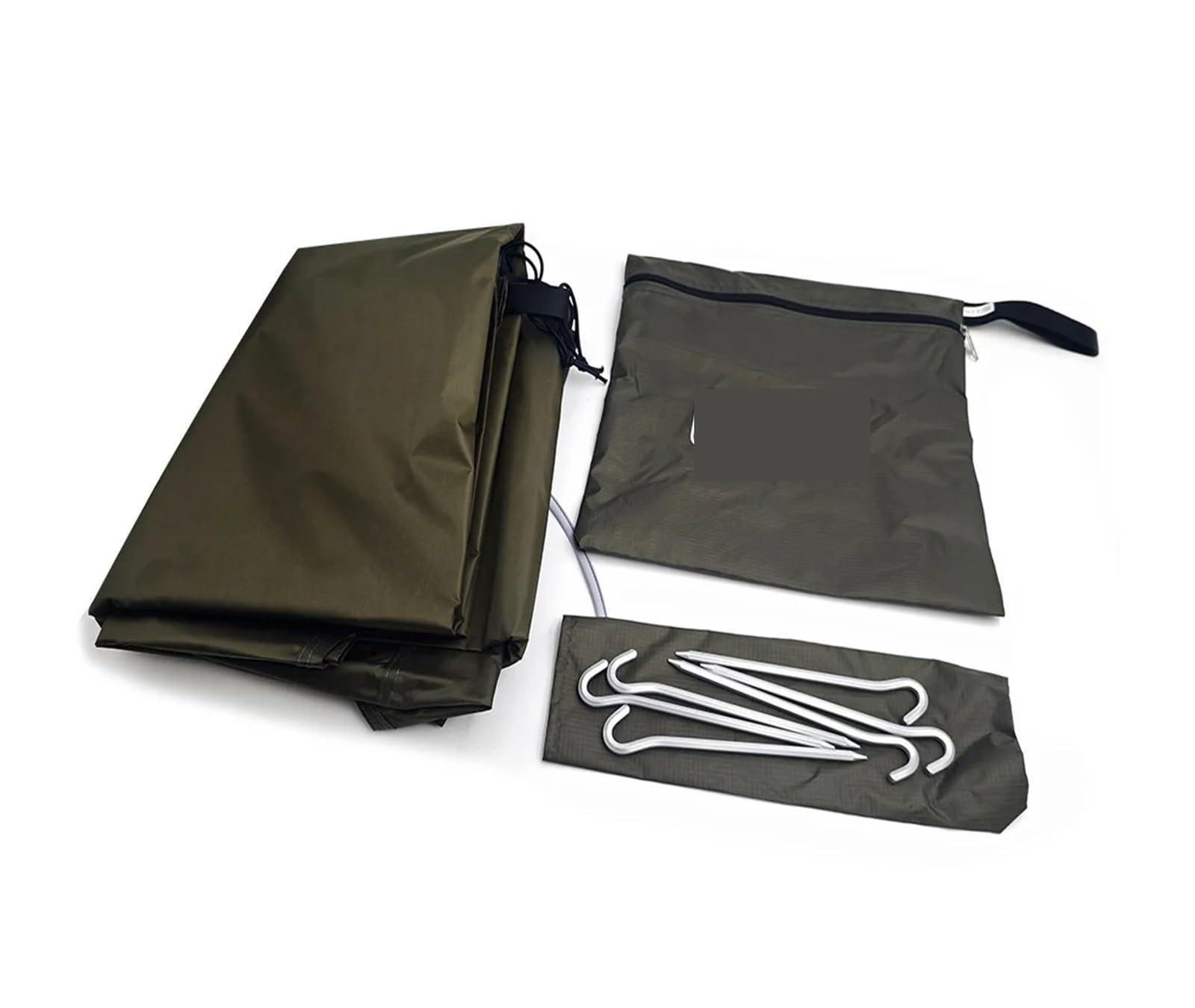 Couverture de Pique-Nique, Grand Tapis de Camping imperméable, Tapis de Sol, bâche de Pique-Nique, Grande bâche, auvent, Tapis de Plage et de Voyage (Blanc)