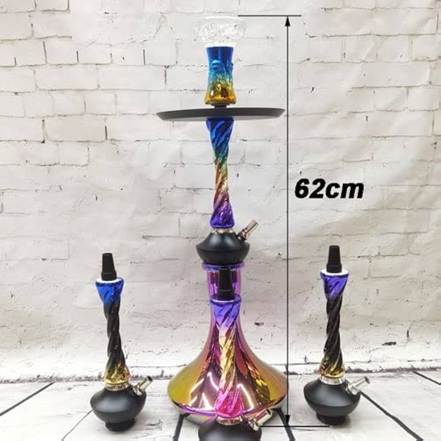 Amazon.co.jp: シーシャパイプ Glass Hookah シーシャ 62cm 水