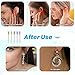 ZEYIYER 300 Pcs Ear Piercing Cleaner Floss, Disposable Earring Hole Cleaner, Piercing Cleaners Floss for Women Men Ears Nose Piercings Care Kit