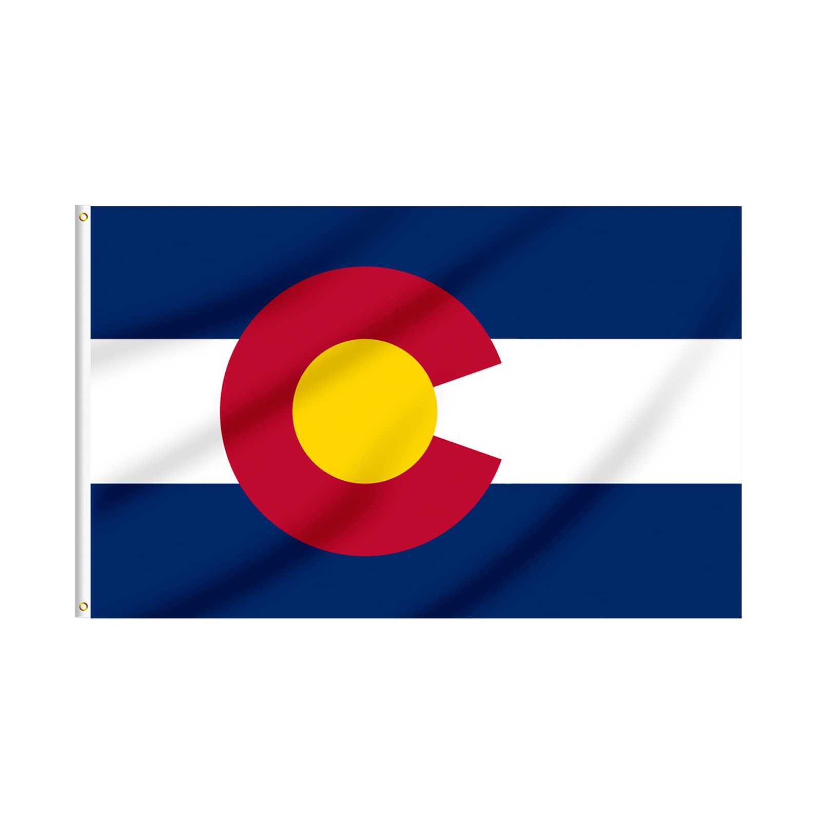 Colorado State Flag 6x10 FT Long Lasting CO Flag with Brass Grommets Large Colorado State Flag Vibrant Color UV Fade Resistant High-Grade The Centennial State Flags for All-Weather