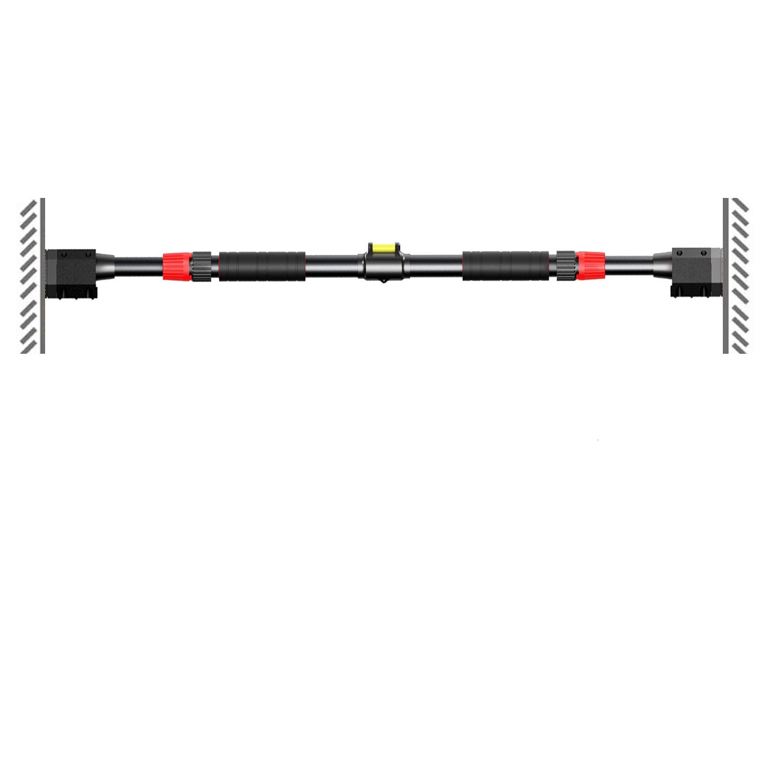 HTTGDGDH Pull-Up Bars Portable Wall-Mounted Horizontal Bar, Door Corridor Pull-Up Fitness Bar With Locking Mechanism, 73-98Cm Adjustable, Load 300Kg,