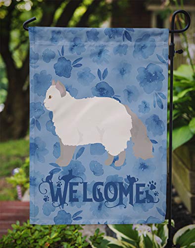 Drapeau Selkirk Rex #2 multicolore petit format pour accueil extérieur - 4