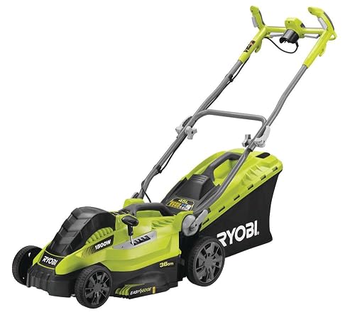 RYOBI Tondeuse Électrique 1500W RLM15E36H Coupe 36 cm Bac 45