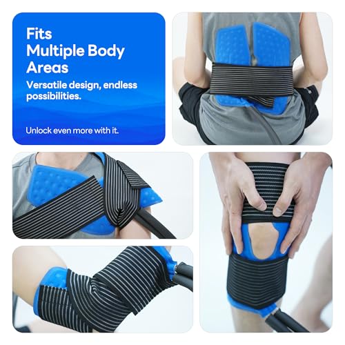 KONGZEE Ice Machine for Knee After Surgery, Cold Therapy Machine Portable Cooling Universal Cold Packs System for Pain Relief/Knee/Shoulder - Image 3