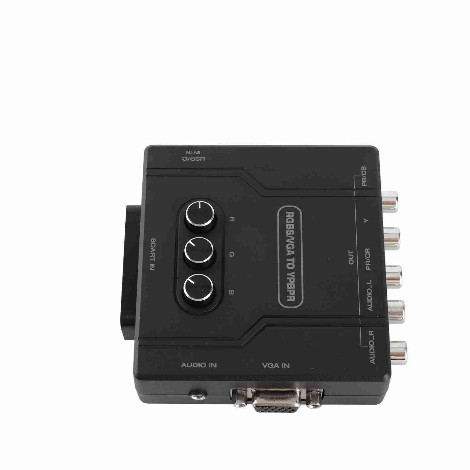 Konwerter RGBS VGA SCART na YPBPR, Adapter Komponentowego Wideo
