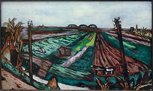 Impression d'art mural Max Beckmann pour decoration chambre vintage