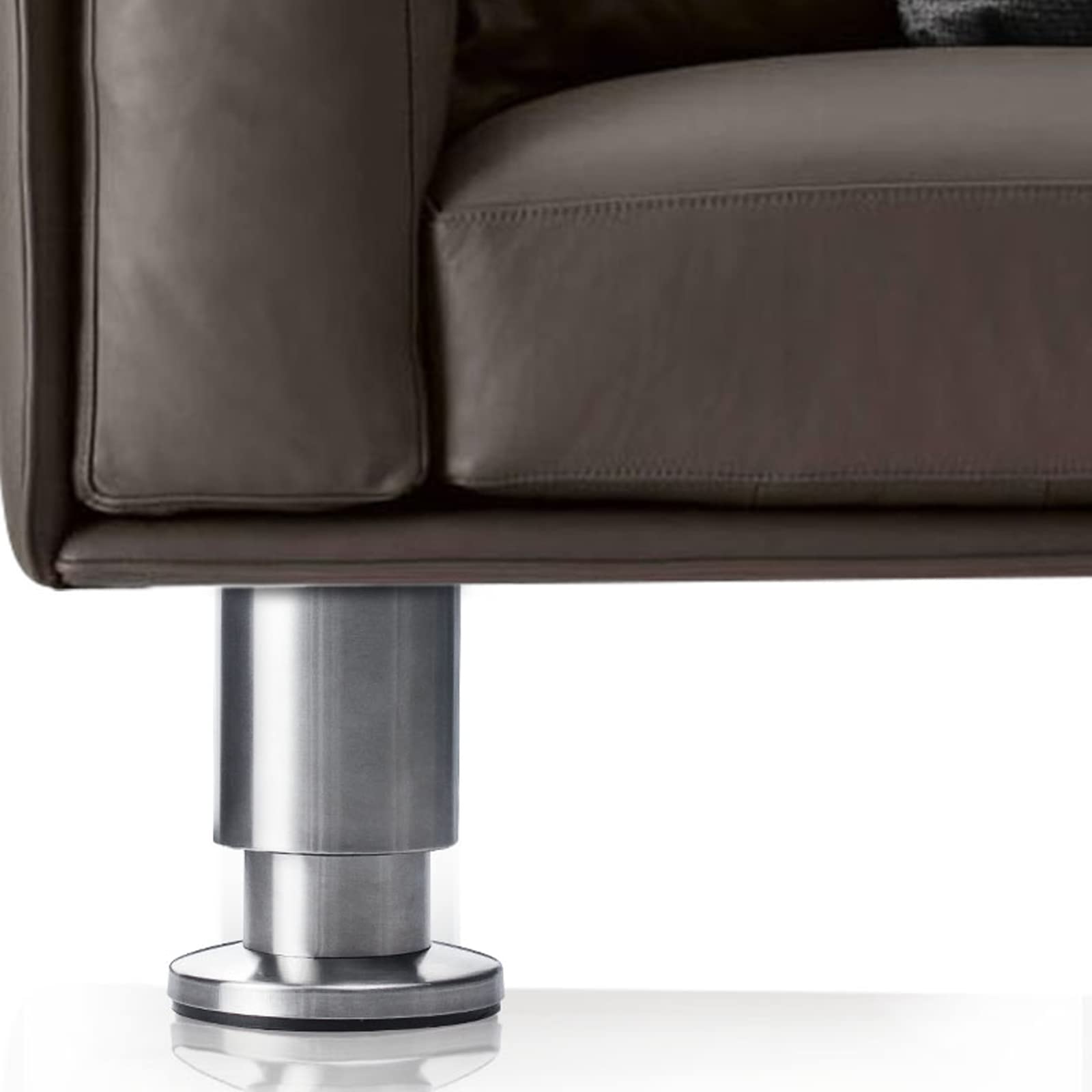 Gambe per mobili in metallo, Set di 4 gambe for tavolino da caffè in metallo industriale(30cm/11.8in)