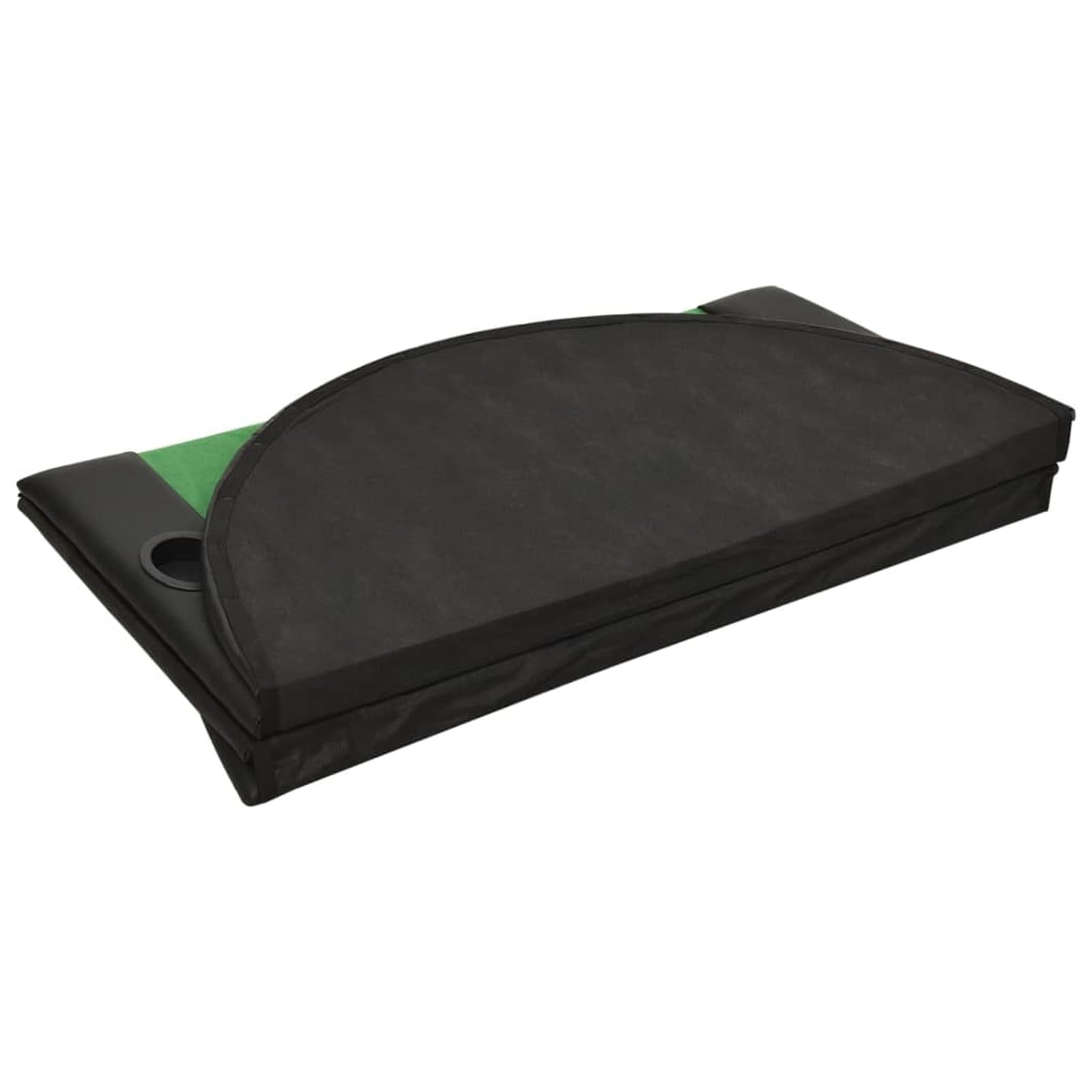 Tavolo da poker pieghevole per 10 giocatori, 208 x 106 x 3 cm, colore: Verde