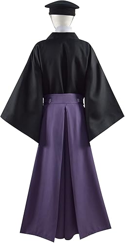 Miniatura 4 de RongJun Disfraz de Tsukasa Yugi unisex para adultos, conjunto completo de kimono Hanako Kun, para Halloween, cosplay, uniforme escolar