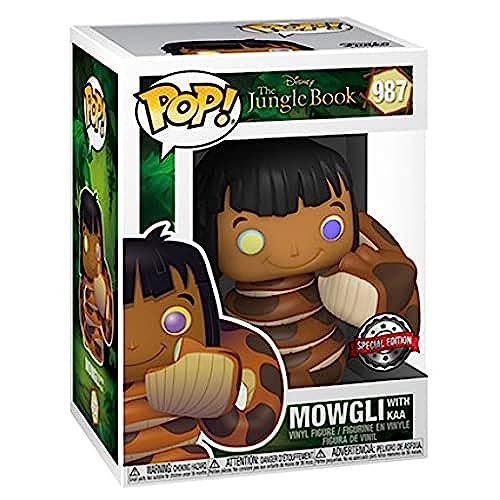 Funko Pop! The Jungle Book: Mowgli With Kaa Vinyl Figure  Special Edition Exclusive