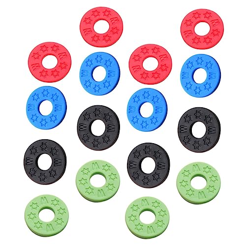 Toyvian 16Pcs Guitar Strap Locks Silicone Buckle Strap Pads for Acoustic Electric Guitars Secure Locking System Prevents Strap Slippage