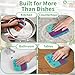 PaperlessKitchen Kitchen Dish Scrubbers | Soft Scrub for Dishes | Non-Scratch Cleaning Pads for Kitchen | Made from Cotton Fiber | Safe on All Surfaces | Long-Lasting & Easy to Clean | Pack of 8