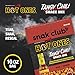 Snak Club x Hot Ones Tangy Chili Snack Mix, Mild Spicy Snacks with Peanuts, Pretzels, Sesame Sticks, Toasted Corn & Cashews, Inspired by Hot Ones Hot Sauce, 10 oz Bag