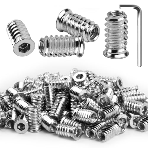 【Design unico, buona resistenza alla trazione】il dado è dotato di filettature precise e passo uniforme. L'esclusiva filettatura esterna garantisce un bloccaggio positivo con una forte forza di morso e non è facile da allentare. Può prevenire efficacemente le cadute dovute a torsione o vibrazioni e ha una buona resistenza alla trazione e una connessione stabile.