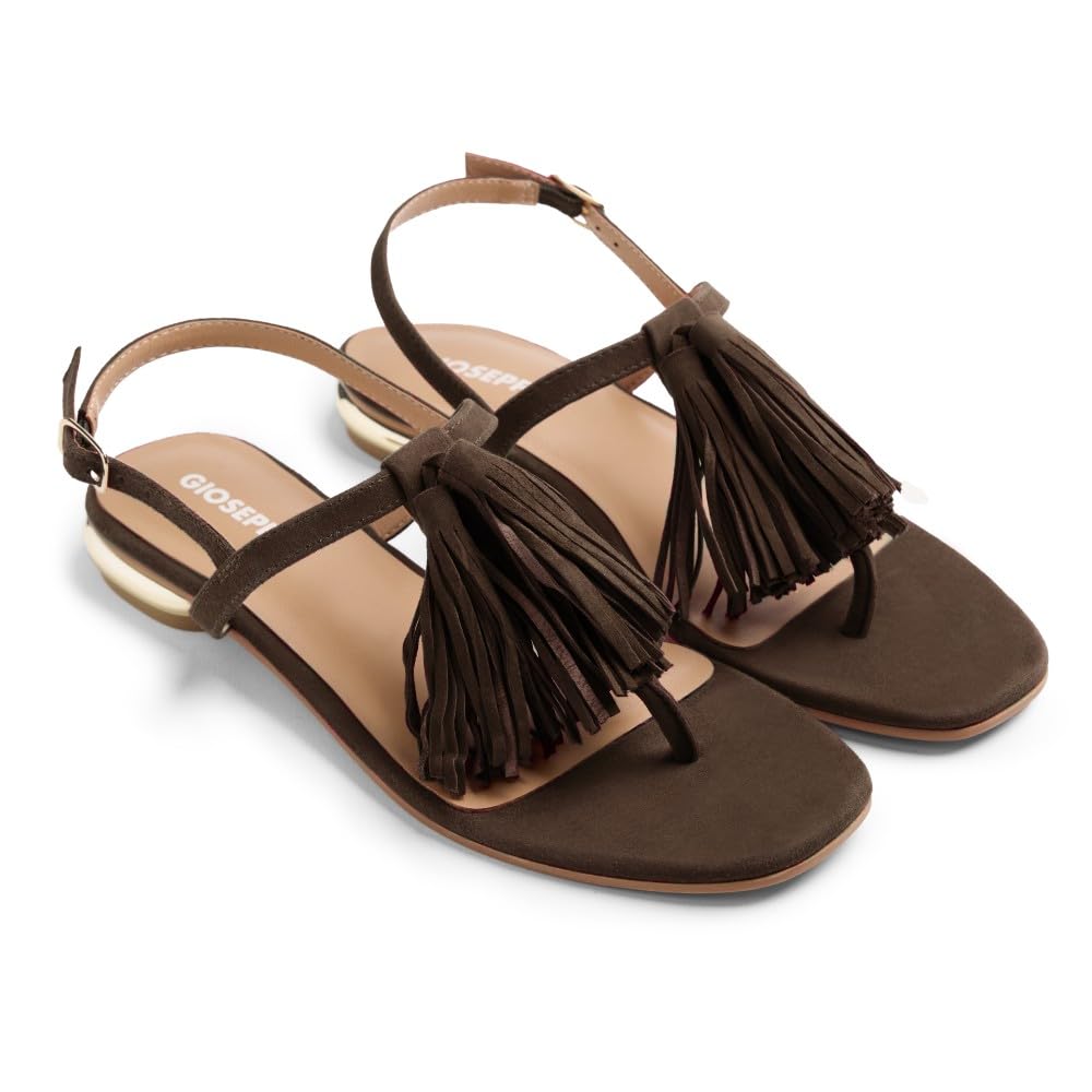 GIOSEPPO Escanaba Women's T-Strap, Brown, 36 EU