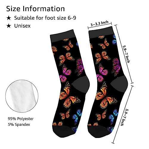 Image of Crew Socks for Woman Size 6-8 Tropical Wildlife Bright Teal Girls Socks
