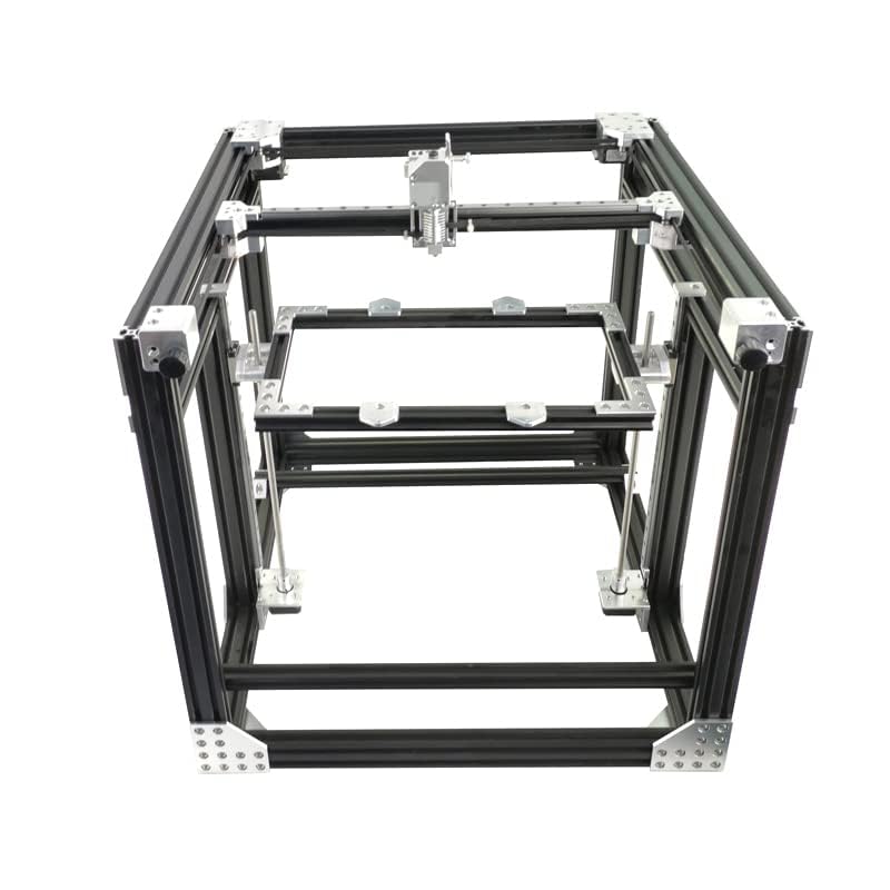 Miniatura 8 de 2PCS 11.811 in Negro T Tipo 2040 Perfil de extrusión de aluminio Guía de riel lineal anodizado estándar europeo para piezas de impresora 3D y