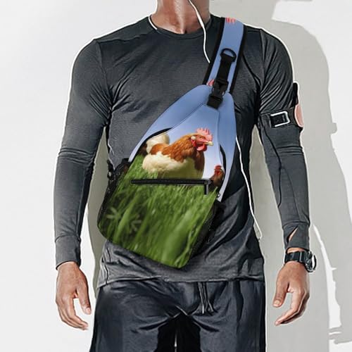Mochila tipo bandolera deportiva para senderismo casual miniatura 7