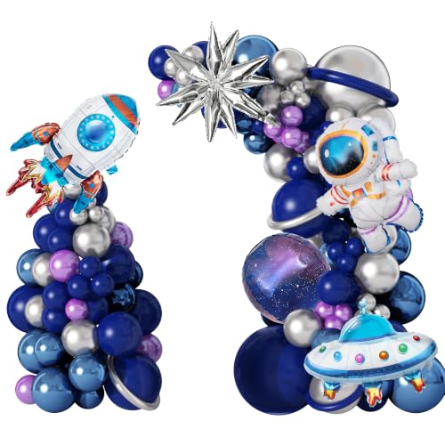 Image of Amandir 140pcs Outer Space Balloon Garland Arch Kit