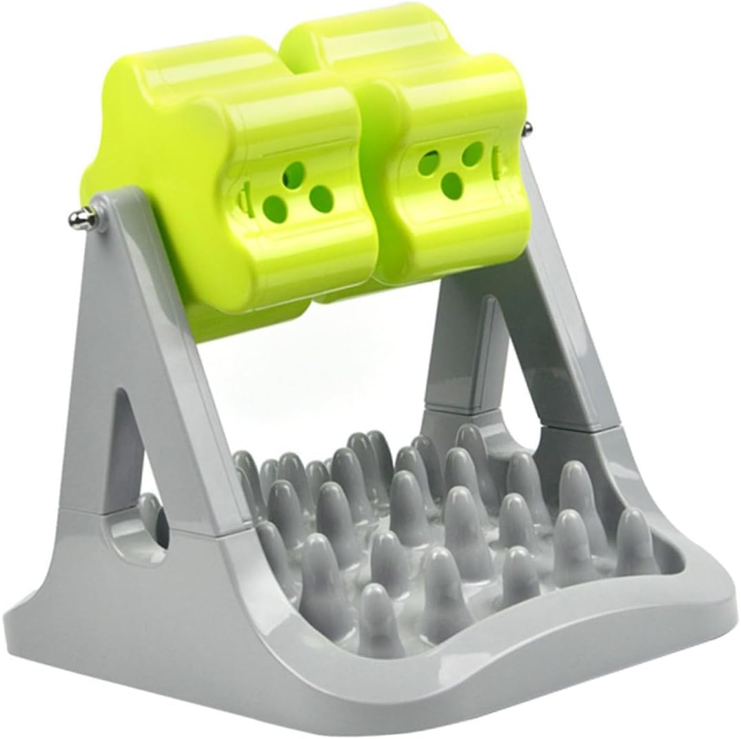 Interactive Dog Food Puzzle Toy – Dispenser di cibo rotante, alimentatore lento per allenamento coinvolgente e arricchimento
