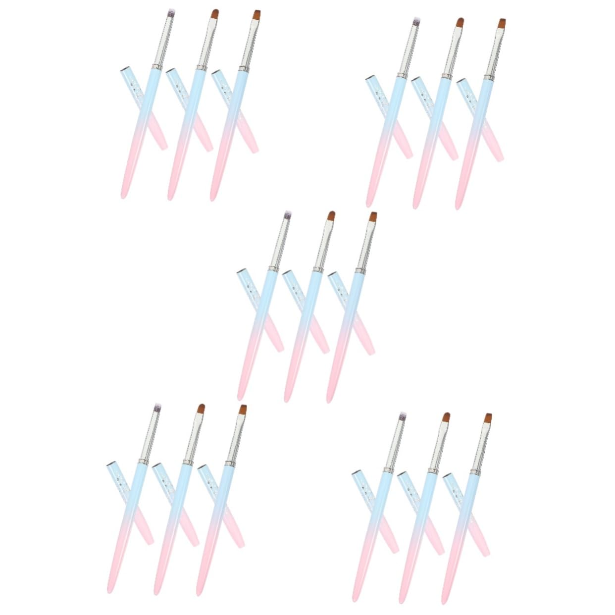 Healeved 15piezas Pinceles De Arte De Uñas Herramientas De Pintura Para Decoración De Uñas Diseño Elegante y Práctico Suministros Para Manicura y Nail Art