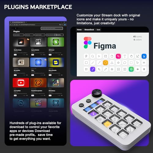 Stream Deck with 15 Customizable Keys