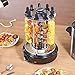 Griglia Elettrica Rotante Automatica Verticale a 360 °, con Timer, 10 Spiedini, Barbecue Senza Fumo, Griglia per Barbecue Controllabile a Tempo per Campeggio All'Aperto per Escursioni a Piedi
