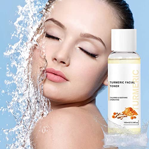Cakina Skin Care Sets & Kits Turmerics Toner Face Toner Turmerics Facial Toner For Acne Prone Skin Deep Cleansing Astringent Toner Spray Turmerics Water 100Ml Melt Down Face Oil (White, One Size) #TOP6