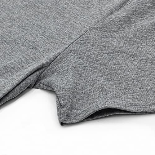 Tee Luv Men's Faded Sports Novelty T-Shirt, Grey Heather, XXL