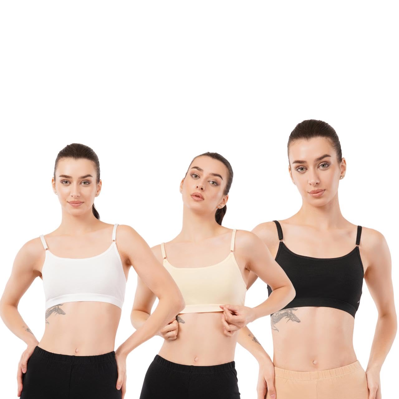 Lumeva Teen Girls Non-Padded Sports Bra | Teenager Beginner Bra | Soft & Breathable Training Bra | Teenager Bra for Girls & Womens | Cotton Non-Padded Beginners Bra, Non-Wired Teenager Bra-image-19