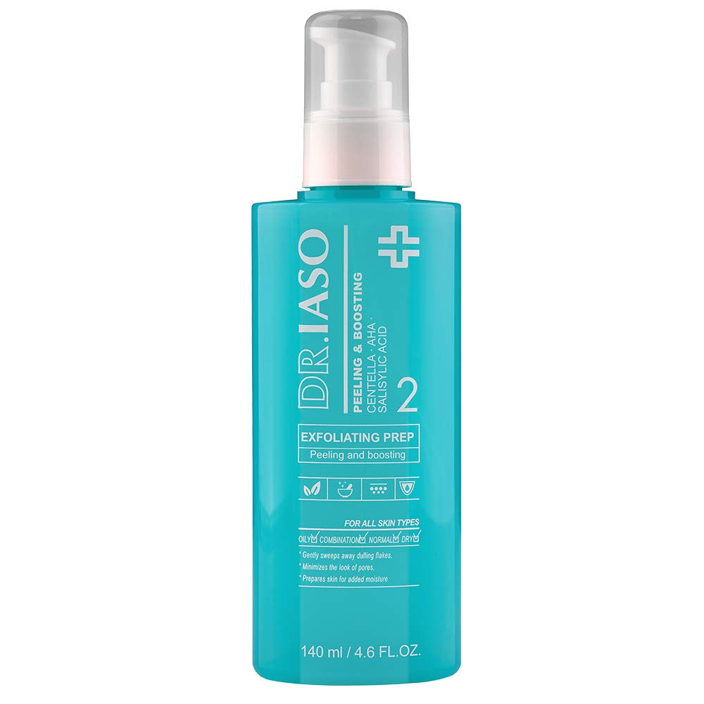 DR. Exfoliating Prep140 ml- Gentle AHA & BHA Exfoliating Toner for All Skin Type.