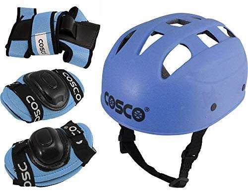 Cosco Protective Kit for Skating, 4 in 1 Protective Kit Includes 1 Head, 2 Knee 2 Elbow & 2 Pam Guards Skating Kit - Beginner, Multicolor (B08G9PJ2J9) Amazon Price History, Amazon Price Tracker