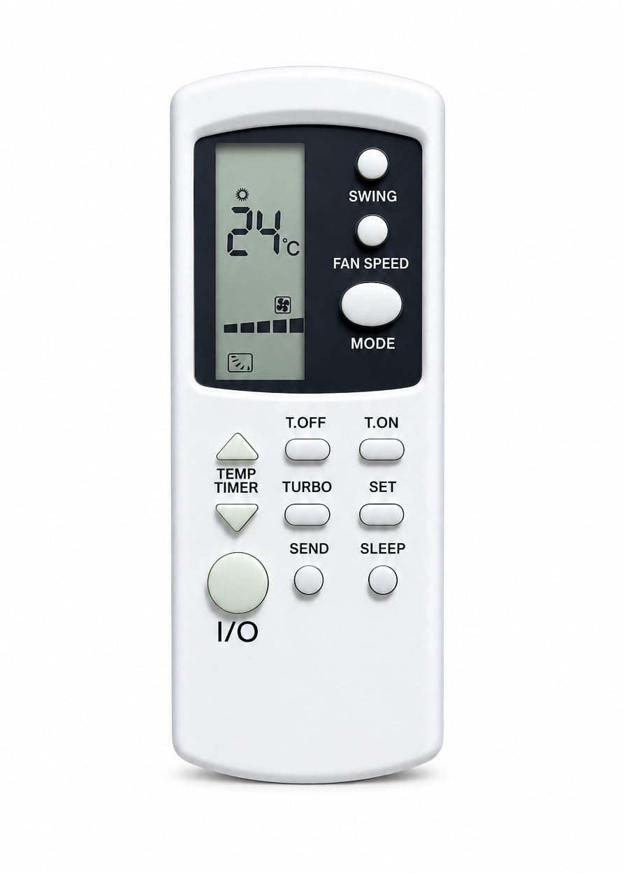 Better Quality Compatible for Voltas 1.5 2 Ton Window/Split AC Remote no 31 with Send Sleep Funtions-image-21