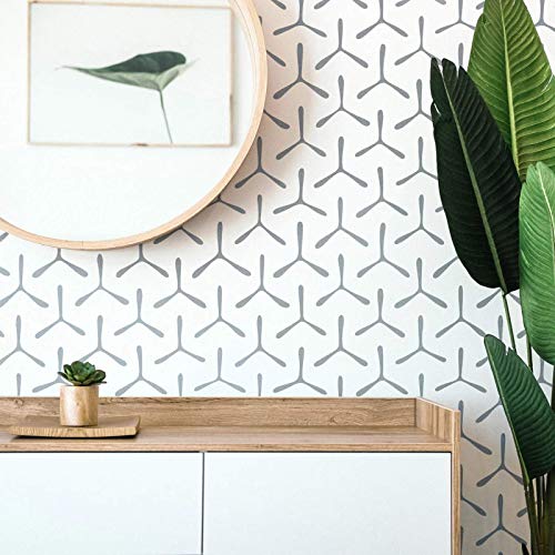 Lambert- Large Wall Stencils- Scandinavian Decor Wall Stencil- Reusable Large Wall Stencils