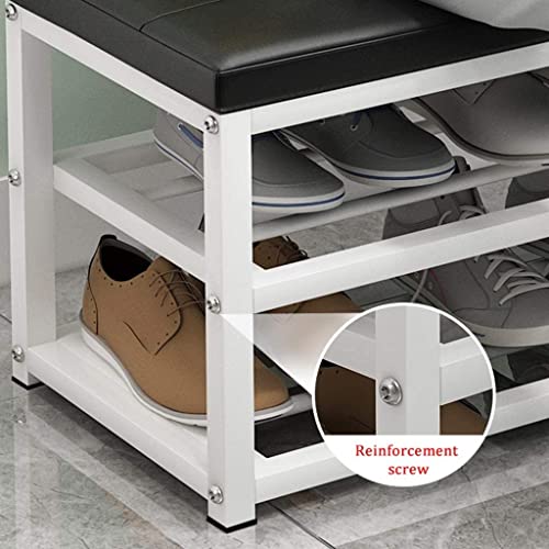 Gabinetes de Zapatos Independientes para Entrada, zapateros Independientes, Banco de zapateros, Banco de Zapatos Multifuncional con Asiento, Estante para Zapatos, gabinete de almac