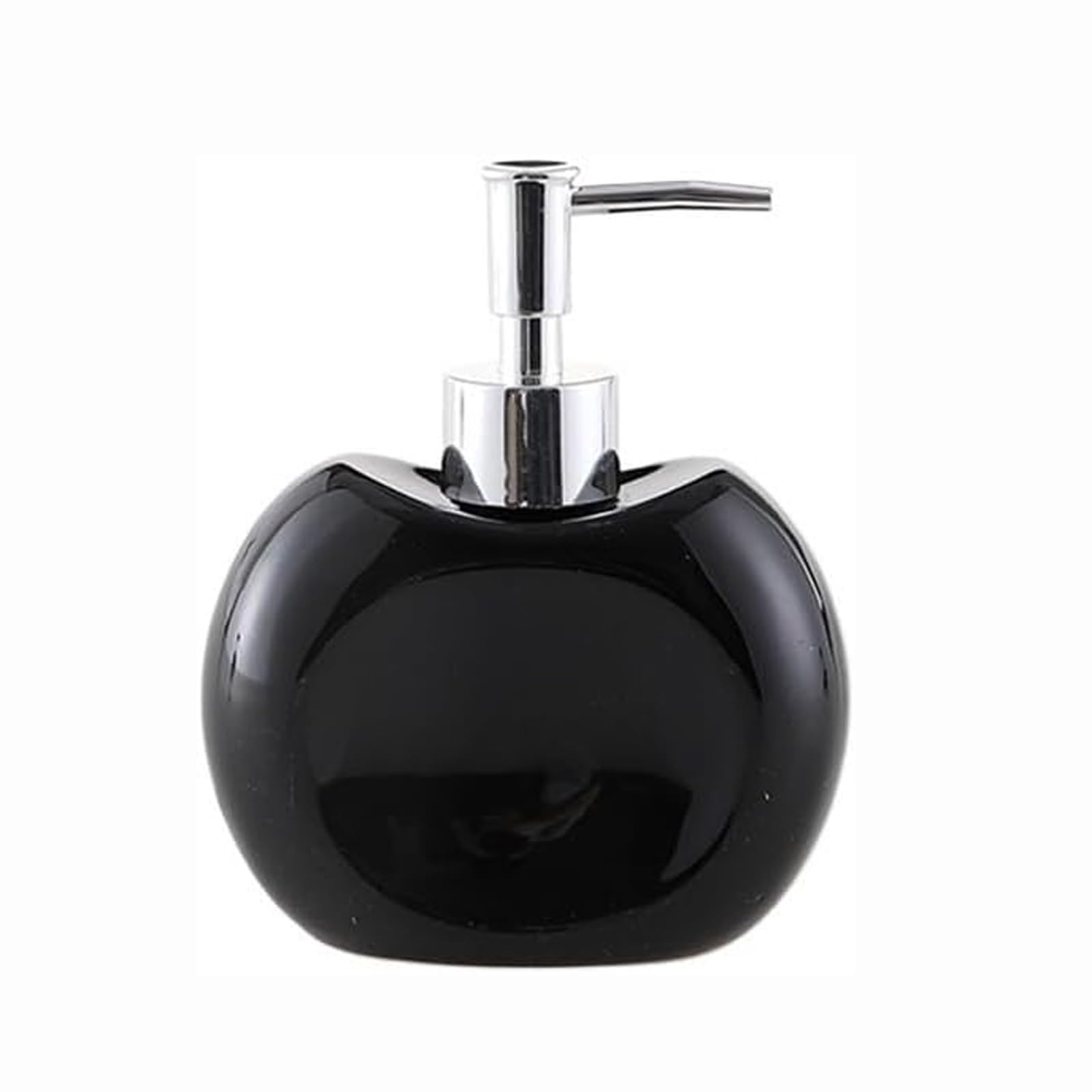 Kxaoxgrc Nero Glass Soap Lotion Dispenser Set, Ceramic Soap Dispenser Refillable Rust-Proof Pump For Kitchen Bathroom Multicolor(Nero)
