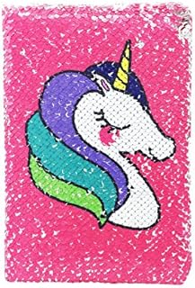 Exerz Reversible Sequin Notebook A5 Size/Journal, Mermaid Diary/Magic Notepad, for Office/School/Gifting. Fashionable to own, Convenient to Carry and use - Unicorn