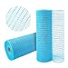 GouZaak 2 Rolls Turquoise Light Blue Deco Mesh Ribbon 10 in x 30 ft Metallic Mesh Ribbon for DIY Wreath Supplies Party Decorations Poly Mesh Gift Wrapping Bows