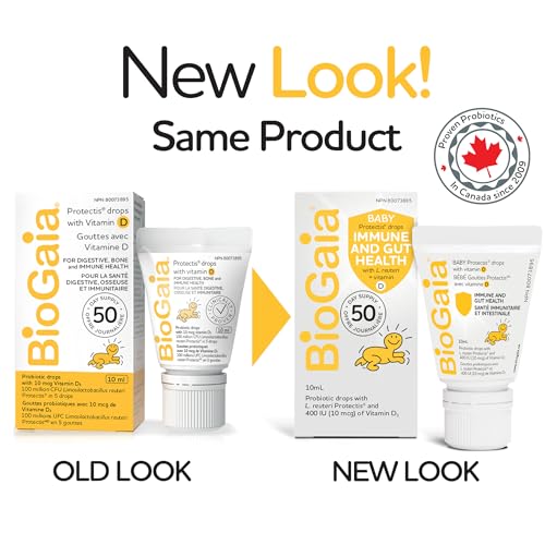 BioGaia Probiotic Drops with 400IU of Vit.D | 10mL BioGaia Immune & Gut Health | 50 Day Supply | Promotes The Development of Healthy Immune & Digestive Systems in Infants, Babies & Toddlers - Image 3