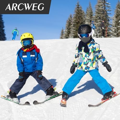 Image of Arcweg Kids Balaclava Ski Mask Thermal Fleece Neck Warmer Winter Windproof Face Hood Mask Fits Under Helmets for Boys Girls
