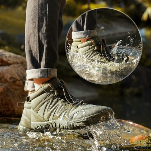 Winter Barefoot Shoes Women, Hike Winter Barefoot Shoes Mens, Barefoot Boots Women Wide Winter, Warm Casual Snow Boots4