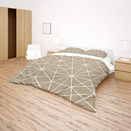 Housse de couette et draps de lit King pour chambre moderne douce