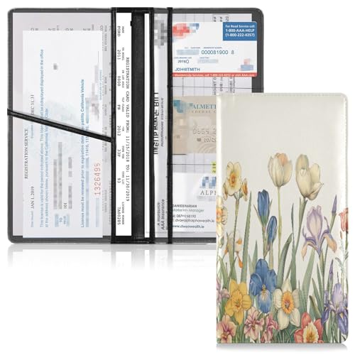 Organizador De Documentos Para Auto Leather miniatura 2