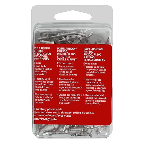Arrow Fastener RMA1/8IP Medium Aluminum 1/8-Inch Pop Rivets thumb #3