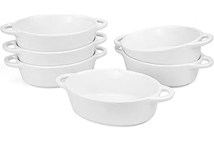 Foraineam Porcelain Oval Ramekins
