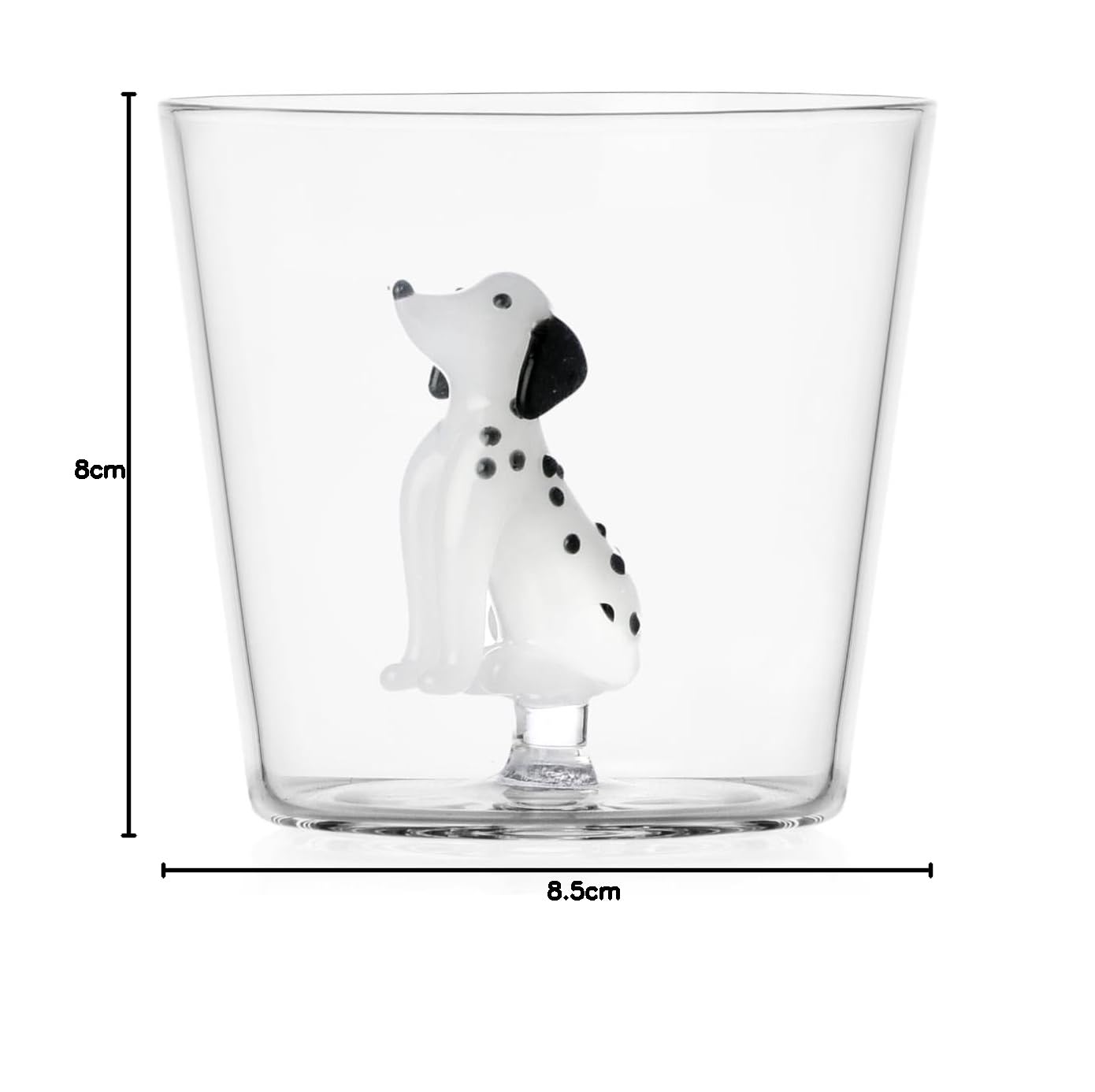 Ichendorf Milano - Set 8 Bicchieri Tumbler Acqua - DOGS - Designed by Alessandra Baldereschi