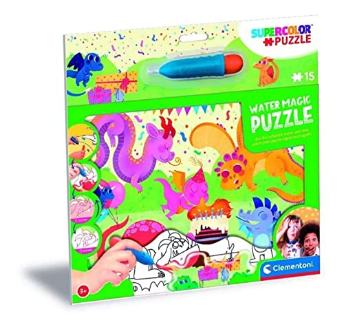 22245-15 Parça Water Magic Frame Puzzle, Baby Dragons